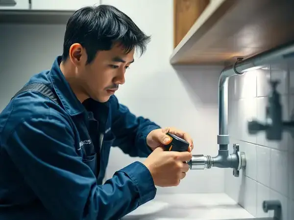 当社の職人が作業を行っている様子